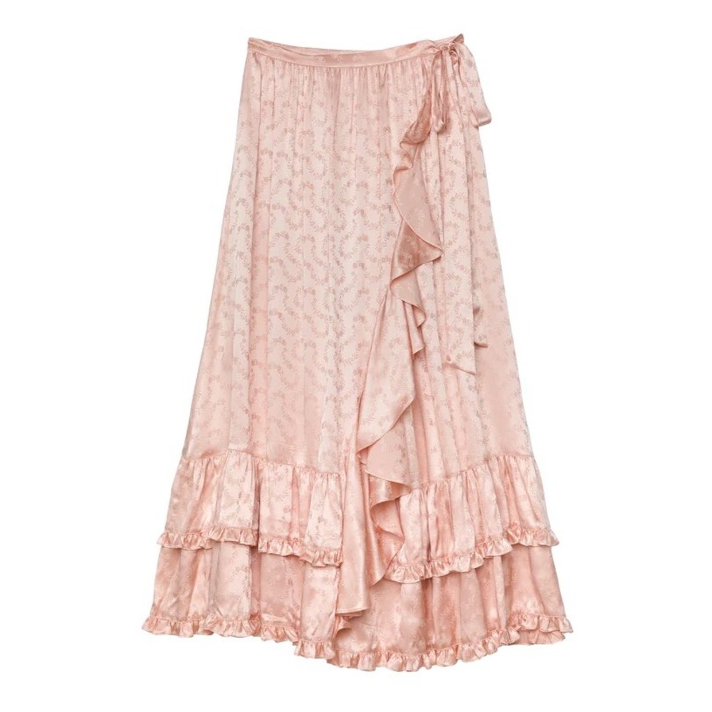 DOEN Fiorenza Skirt Peach Sorbe‎ Size t XS New With Tags